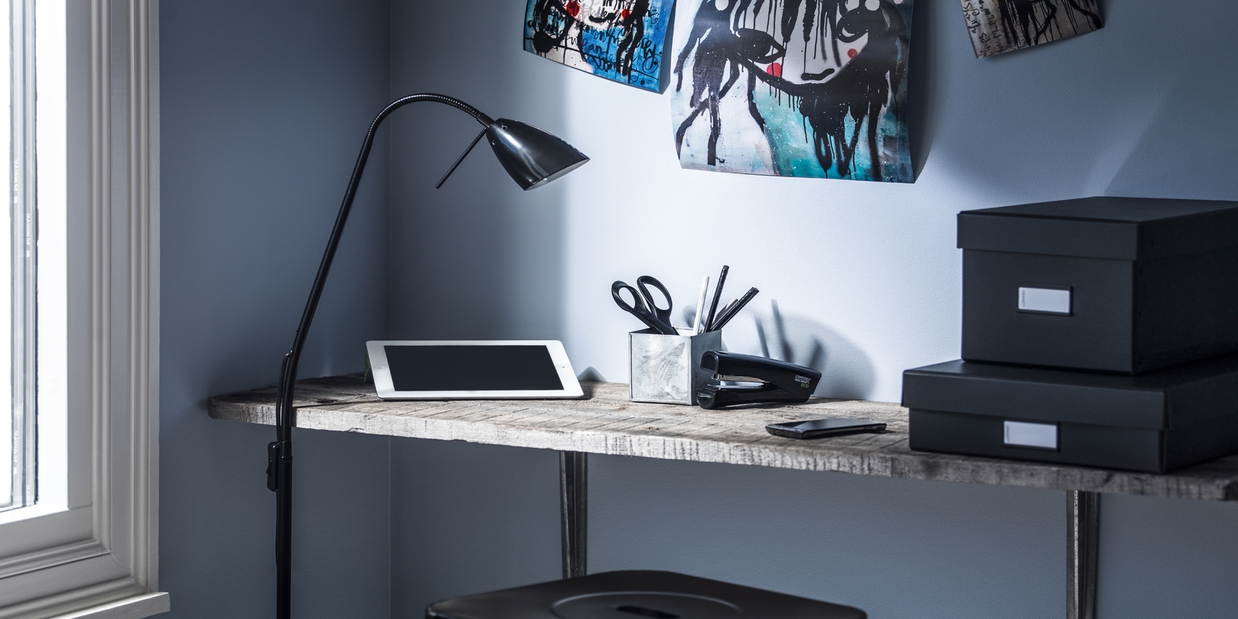 Blue office