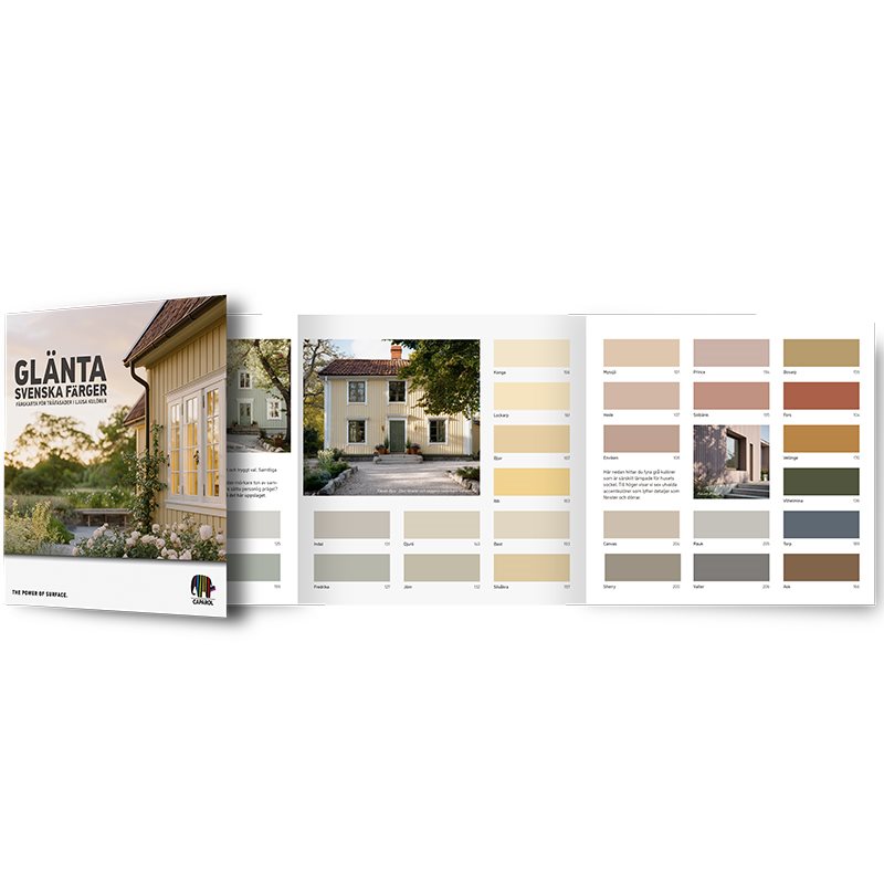 Glänta - Färgkarta